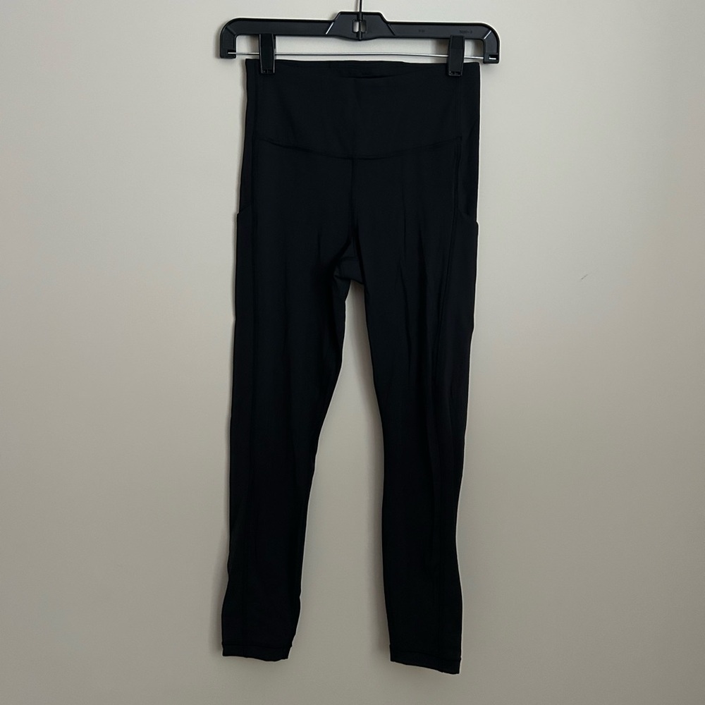 Athleta Ultimate Stash Pocket Tight 7/8 Length Size XS Black